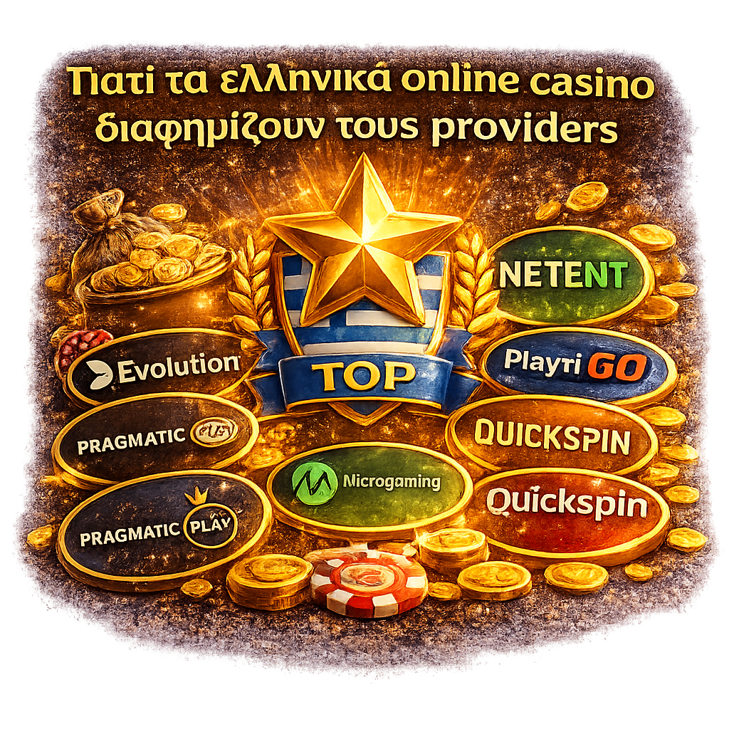 Γιατί τα ελληνικά online casino διαφημίζουν τους providers;