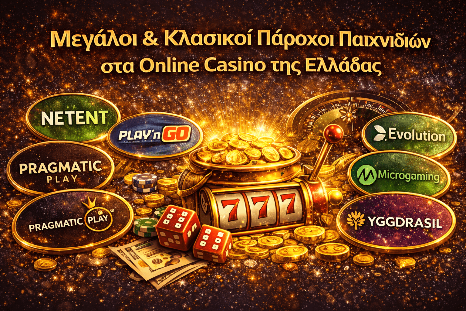 Μεγάλοι & Κλασικοί Πάροχοι Παιχνιδιών στα Online Casino της Ελλάδας
