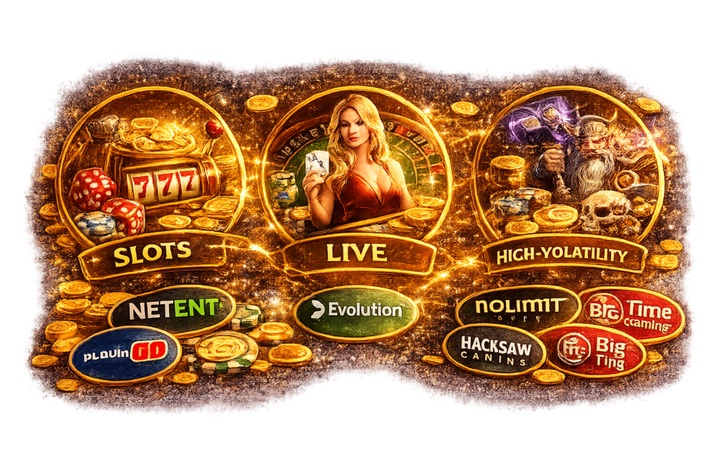 Οι βασικοί τύποι Game Providers