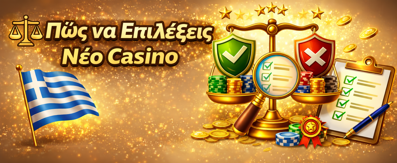 ⚖️ Πώς να Επιλέξεις Νέο Casino