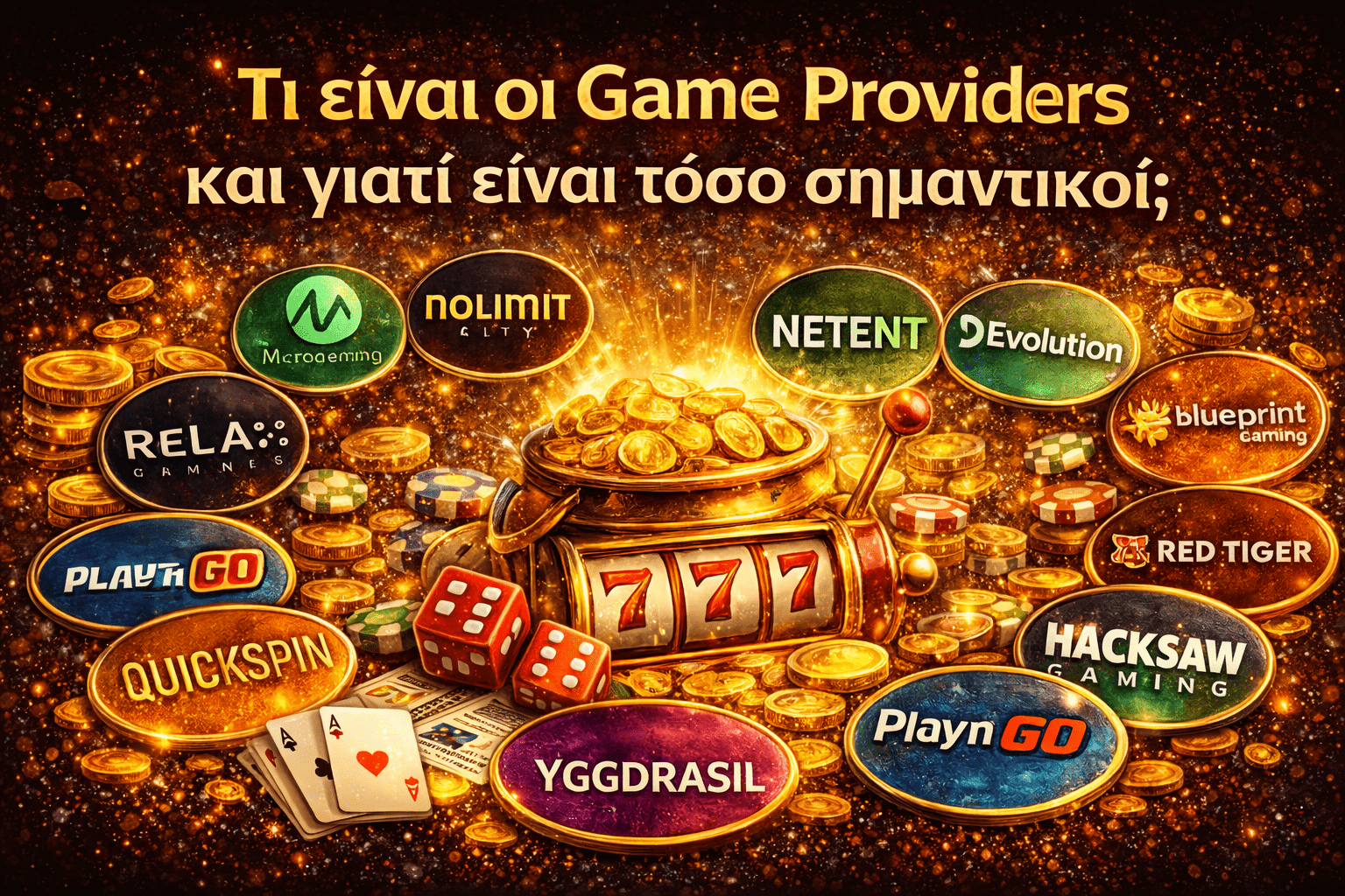Τι είναι οι Game Providers και γιατί είναι τόσο σημαντικοί;